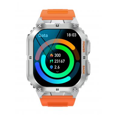 Смарт часы Tiroki K 61 pro водонепроницаемые оранжевый