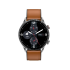 Смарт часы Tiroki LA23 водонепроницаемые серебристый коричневый кожа