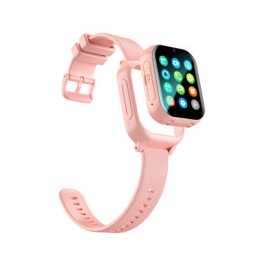 Часы телефон для школьников с GPS Tiroki TRK-06 pink