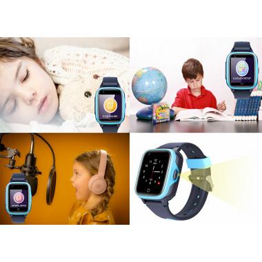 Часы с видеозвонком Wonlex KT15 голубые для мальчика
