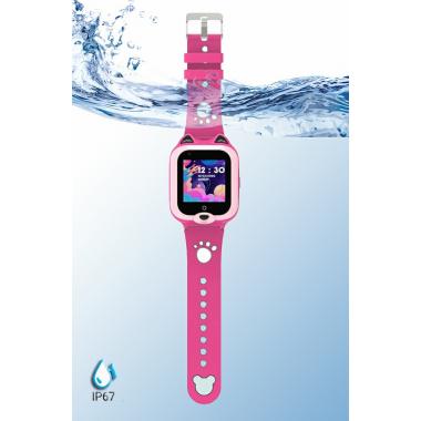 Часы с видеозвонком Wonlex KT22 розовые для девочки